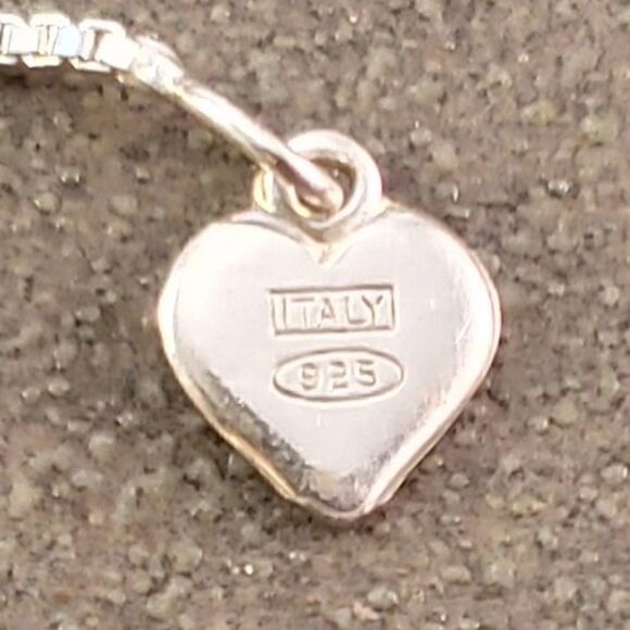 KA 1992 Italy Sterling Starburst Link Necklace - Picture 4 of 5